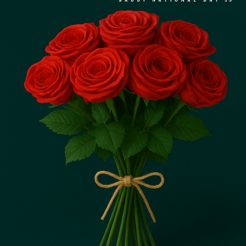 ورد اليوم الوطني 6